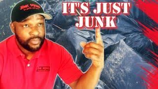 HAND UNLOADING JUNK⁉️ DUMPSTER RENTALS NEAR ME, JUNK REMOVAL VLOG