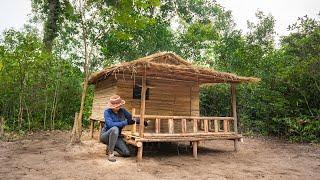 I Build secret Bamboo House with my bare hand by ancient skills