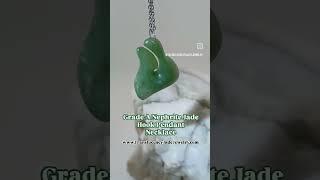 Grade-A Nephrite Jade Hook Pendant Necklace#nephrite #jade #jewelry #crystals #luxuryjewelry #gems