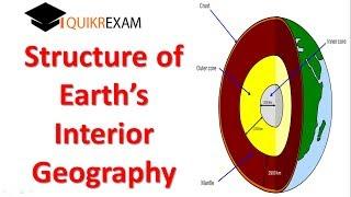 Structure of Earth's Interior || Geography || Hindi || Quikr Exam