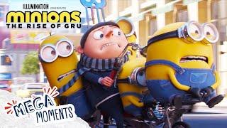 A Very Villainous Chase! ️| Minions : The Rise Of Gru | Extended Preview | Movie | Mega Moments