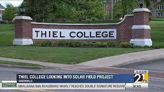 Thiel College looking into a solar field project