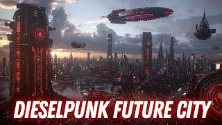 Dieselpunk Future City: AI-Generated Video with MidJourney and Hailuo AI