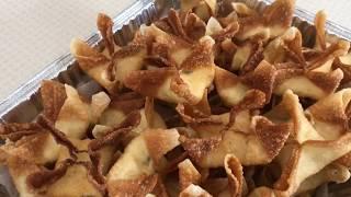 How to make PANDA EXPRESS CREAM CHEESE WONTONS