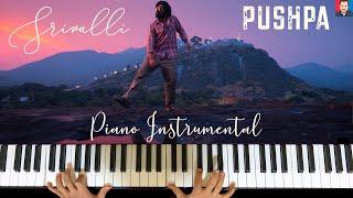 Srivalli | Piano Instrumental Cover | Pushpa | Javed Ali | Karaoke | Allu Arjun |DSP| Roshan Tulsani