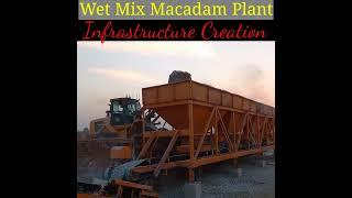  Wet Mix Macadam Plant । #shorts
