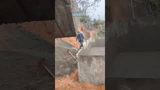 Mountain Foundation pit concrete pouring process