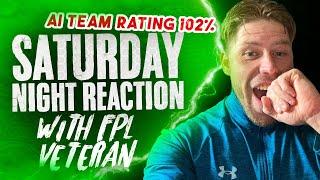 FPL GAMEWEEK 7 SATURDAY NIGHT REACTION W/ FPL VETERAN | Fantasy Premier League 2024/25