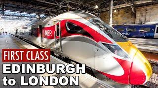 Riding the British First Class High-Speed Train from Scotland to England | AZUMA