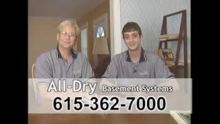 All-Dry Basement Systems in Nashville Tennessee