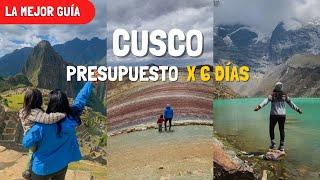 CUSCO EN 6 DÍAS ️ ¡Guia definitiva! (Presupuesto, itinerario, Machu Picchu, etc) l CUSCO CON NIÑOS