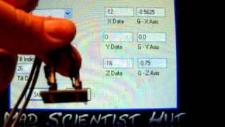 Mad Scientist Hut MMA7660FC Breakout Board Demo 2