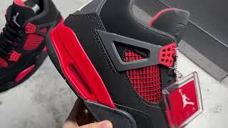 1:1 Reps Air Jordan 4 Retro Red Thunder