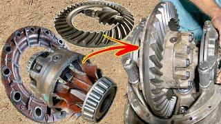 Truck Differential Gear case Replacement | Spider Shaft Repair | The Sound is The Differential Gear