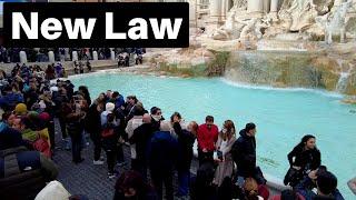 Rome Italy, Here's The New Rule at Trevi Fountain You Need to Know - Christmas in  Rome 2024