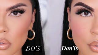 MAKEUP MISTAKES TO AVOID | DO’S AND DONT’S | MAKEUPBYGRISELDA