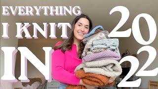 Everything I Knit In 2022 | trying on all of my knitwear