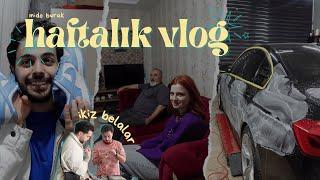 HAFTALIK VLOG | sevgilimle babamın tanışması, arabaya pasta cila, bitmeyen doğum günleri