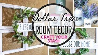 4 EASY DOLLAR TREE DIY ROOM DECOR IDEAS