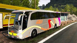 Autobús AU cruzando la selva Oaxaqueña de San Juan Bautista a Puerta del Sol Mercedes Benz Multego