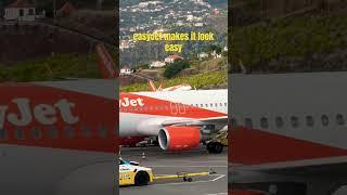 Landing in the crosswinds of Madeira