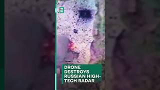 Ukrainian forces destroy latest anti-drone radar #shorts