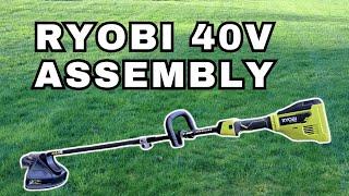 How to Assemble Ryobi 40V Trimmer