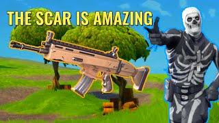 THE SCAR IS AMAZING - FORTNITE BATTLE ROYALE