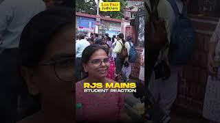 Sudents reaction after giving RJS Mains 2024 | Student Feedback on Paper