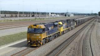 Australia: Hunter Valley Coal Trains - Hexham