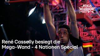 Team Germany: René Casselly besiegt die Mega-Wand | Ninja Warrior Germany 4 Nationen Special 2022