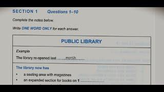 Public library ielts listening 720p | HD Audio