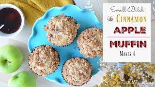 SweetnSpicyLiving Recipe (EP# 28 ) - Small Batch Apple Cinnamon Streusel Muffins