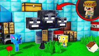 ¡NOS ESCONDEMOS DENTRO DE UN WITHER!  MINECRAFT EL ESCONDITE con FLEXVEGA