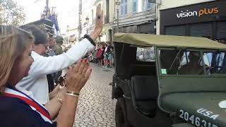 Parade des véhicules de la Seconde guerre mondiale avec  "août 1944 "-19 08 2017 -Brignoles