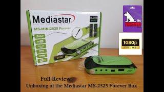 Mediastar MS-2525 Forever l HEVC Digital Satellite Receiver l Review Unboxing