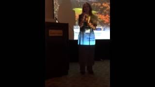 Dr Marilyn Joyce addresses Los Angeles Ryerson Alumni at Beverly Hilton Hotel