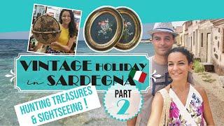 Vintage Hunting in Sardinia - Thrift with me! - Italian Vintage Holiday