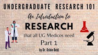 A Brief Introduction to Research | UG Research 101