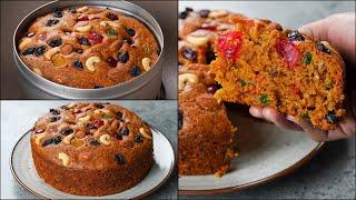 Christmas Special Plum Cake Recipe | Easy & Delicious Plum Cake Recipe | Eggless & Without Oven