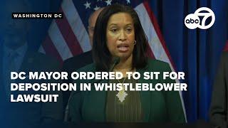 Judge orders DC mayor to sit for deposition in whistleblower lawsuit of former OUC leader