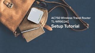 How to install and configure your TP-Link portable router(TL-WR902AC)