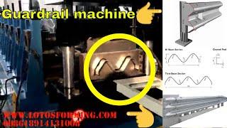 Guardrail Roll Forming Machine )Guardrail making machine(