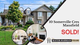 10 Somerville Cres, Mansfield, ON | *SOLD*