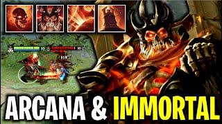 THE ONE TRUE KING - WRAITH KING ARCANA + IMMORTAL TI 10 7.26 | Dota 2