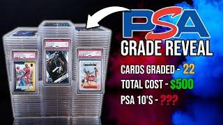 22 Card PSA Submission Grade Reveal  How Many 10's Can We Get?