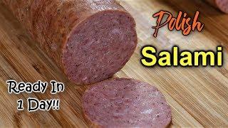 Polish Salami Sausage (Ready in Just 24 Hours)