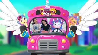 Wheels on the Bus | Unicorn version | Little Poppy Tales Nursery Rhymes & Kids Songs