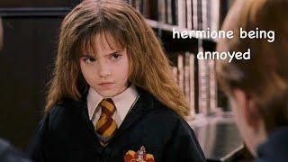 hermione being annoyed for 8 movies straight