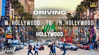 Driving West Hollywood to North Hollywood via Iconic Hollywood - Authentic LA Drive